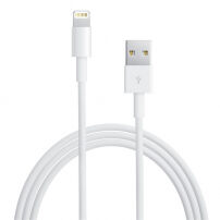Synchronizační a nabíjecí kabel lightning pro iPhone / iPad / iPod - 1m - bílý - TOP kvalita