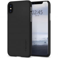 Spigen ultra-tenký odolný kryt pro Apple iPhone XS / iPhone X - černý