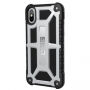 UAG Monarch extrémně odolné pouzdro pro Apple iPhone XS / iPhone X - platinové