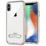 Spigen ochranný kryt s magnetickým stojánkem pro Apple iPhone XS / iPhone X - zlatý