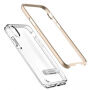 Spigen ochranný kryt s magnetickým stojánkem pro Apple iPhone XS / iPhone X - zlatý