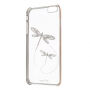 X-FITTED kryt na Apple iPhone 6 Plus / 6S Plus - zlatý s vážkami a kamínky Swarovski