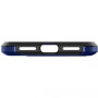 Spigen Signature ochranný kryt z plastu a polykarbonátu pro Apple iPhone XS / iPhone X - modrý
