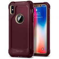 Spigen Armor vysoce odolný ochranný kryt se zesílenými rohy pro Apple iPhone XS / iPhone X - zlatý