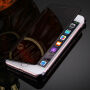 Zrcadlové otevírací / flipové pouzdro pro Apple iPhone 8 / 7 - černé