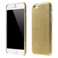 Kryt s designem ještěří kůže na Apple iPhone 6 / 6S - zlatý