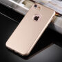Plastový obal na iPhone 8 / 7 s 360° ochranou - chrání přední i zadní stranu - zlatý