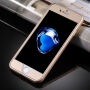 Plastový obal na iPhone 8 / 7 s 360° ochranou - chrání přední i zadní stranu - zlatý