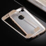 Plastový obal na iPhone 8 / 7 s 360° ochranou - chrání přední i zadní stranu - zlatý