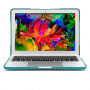 Nárazuvzdorný kryt s vyklápěcími nožičkami pro MacBook Pro 13" (A1706 / A1708 / A1989 / A2159) - tyrkysový