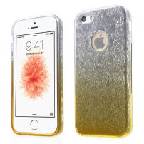 3v1 třpytivý kryt pro iPhone 5 / 5S / SE (2016) - žlutý