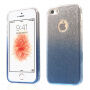 3v1 třpytivý kryt pro iPhone 5 / 5S / SE (2016) - modrý