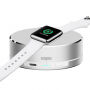 Powerbanka, nabíjecí stojánek pro Apple Watch - stříbrná