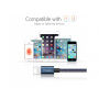 MCDODO USB synchronizační a nabíjecí kabel pro Apple iPhone - 15cm - džínový