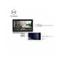 MCDODO USB kabel s lightning / micro USB / USB-C konektory pro Apple iPhone - 1m - bílý