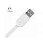 MCDODO USB kabel s lightning / micro USB / USB-C konektory pro Apple iPhone - 1m - bílý