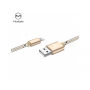MCDODO USB kabel se dvěma lightning konektory pro Apple iPhone - 1m - zlatý