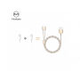 MCDODO USB kabel se dvěma lightning konektory pro Apple iPhone - 1m - zlatý
