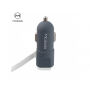 MCDODO 3v1 nabíječka do auta s lightning / micro USB konektory a dvěma USB porty pro Apple iPhone / iPad / iPod - 1,2 m -bílá