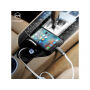 MCDODO 3v1 nabíječka do auta s lightning / micro USB konektory a dvěma USB porty pro Apple iPhone / iPad / iPod - 1,2 m -bílá