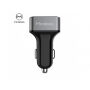 MCDODO nabíječka do auta se dvěma běžnými porty a jedním rychlonabíjecím (3.4A) pro Apple iPhone / iPad / iPad - šedá