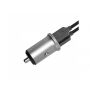 MCDODO nabíječka do auta se dvěma USB porty pro Apple iPhone / iPad / iPod - stříbrná