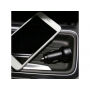 MCDODO nabíječka do auta se dvěma porty (5V / 3.4A) a LED displejem pro Apple iPhone / iPad / iPod - černá