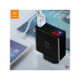 MCDODO nabíječka se třemi USB porty a digitálním displejem pro Apple iPhone / iPad / iPod - černá