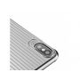 MCDODO ochranný kryt s plastickým vzorem pro Apple iPhone XS / iPhone X - stříbrný