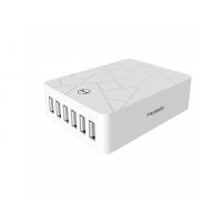 MCDODO nabíječka se šesti USB porty pro Apple iPhone / iPad / iPod - bílá
