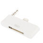 Redukce / adaptér 30pin konektor na lightning s audio 3,5 mm jack konektorem pro iPhone 6 Plus / 6S Plus - bílá