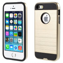 Pouzdro 2v1 pro Apple iPhone 5 / 5S / SE (2016) - zlaté