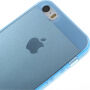 Průhledný obal pro Apple iPhone S5 / 5S / SE (2016) - modrý