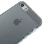 Průhledný obal pro Apple iPhone S5 / 5S / SE (2016) - šedý