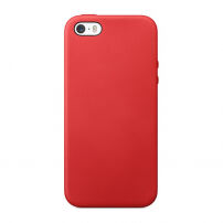 Elegantní kryt na Apple iPhone 5 / 5S / SE (2016) - červený