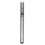 Pouzdro / kryt bumper pro Apple iPhone 5 / 5S / SE (2016) - černý / průhledný