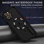 RedPepper nárazuvzdorné voděodolné pouzdro s MagSafe nabíjením pro iPhone 12 Pro - černé