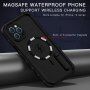 RedPepper nárazuvzdorné voděodolné pouzdro s MagSafe nabíjením pro iPhone 12 Pro Max - černé