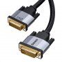 Baseus Enjoyment opletený video kabel - DVI na DVI - 2 m - černý