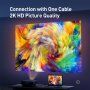 Baseus Enjoyment opletený video kabel - DVI na DVI - 2 m - černý