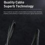 Baseus vysokorychlostní opletený kabel s konektory Mini DP / DP - 3m - černý