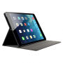 MUTURAL pouzdro z umělé kůže se stojánkem pro iPad 9,7" (2017/2018) / Pro 9,7" / Air 1 / 2 - černé s výšivkou