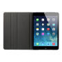 MUTURAL pouzdro z umělé kůže se stojánkem pro iPad 9,7" (2017/2018) / Pro 9,7" / Air 1 / 2 - černé s výšivkou