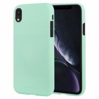 MERCURY GOOSPERY Liquid silikonový kryt pro iPhone XR - mátová
