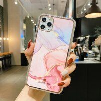 Nárazuvzdorný ochranný kryt abstraktní malba pro iPhone 11 Pro Max - růřový