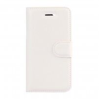 Flipové pouzdro s texturou kůže pro iPhone 5 / 5S / SE (2016) - bílé