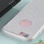 Třpytivý kryt pro iPhone 6 / 6S - stříbrný