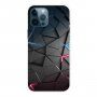 Nárazuvzdorný kryt s geometrickým vzorem pro iPhone 12 Pro Max - černý