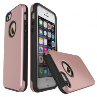 Ochranný kryt s pro Apple iPhone SE (2016) / 5S / 5 - růžovozlatý
