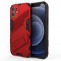 Odolný ochranný kryt se stojánkem pro iPhone 12 mini - červený